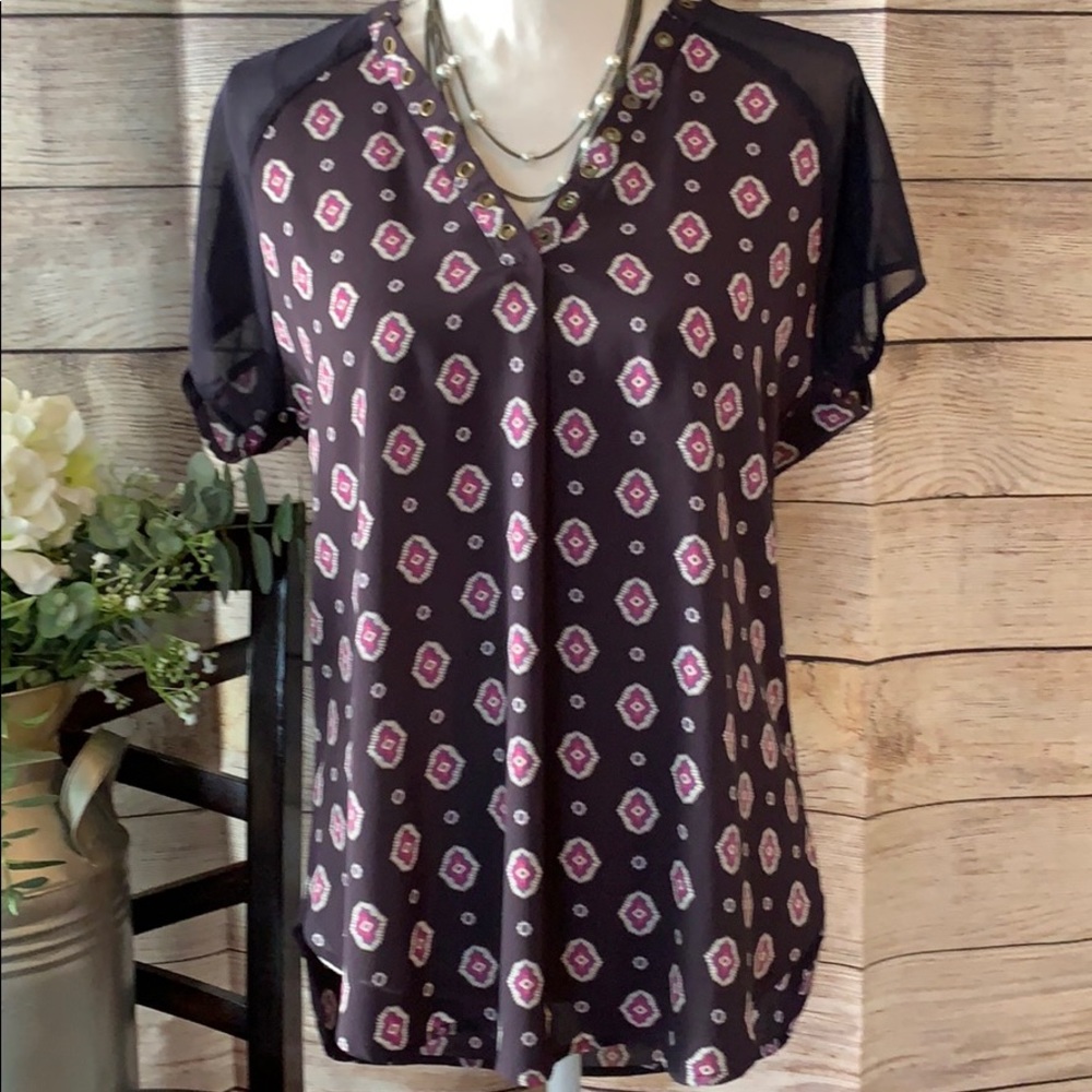 Purple blouse Pleione (Nordstrom)